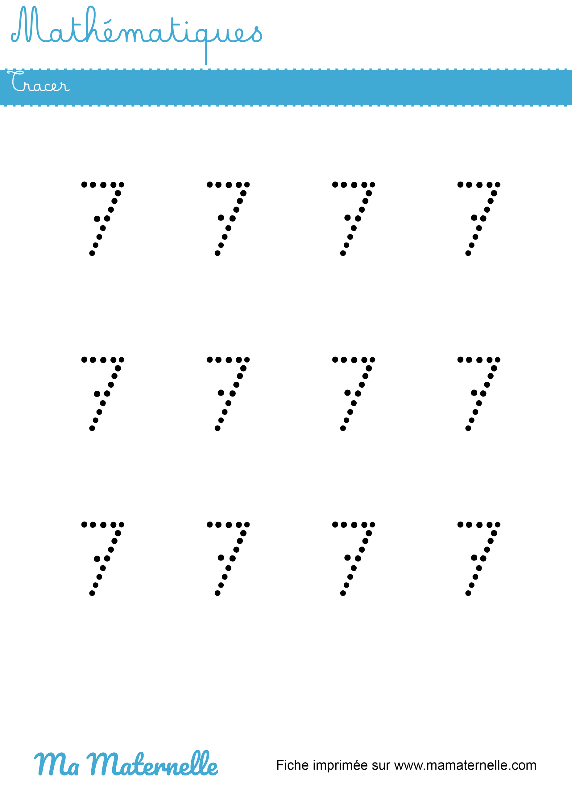Moyenne section - Mathématiques : tracer