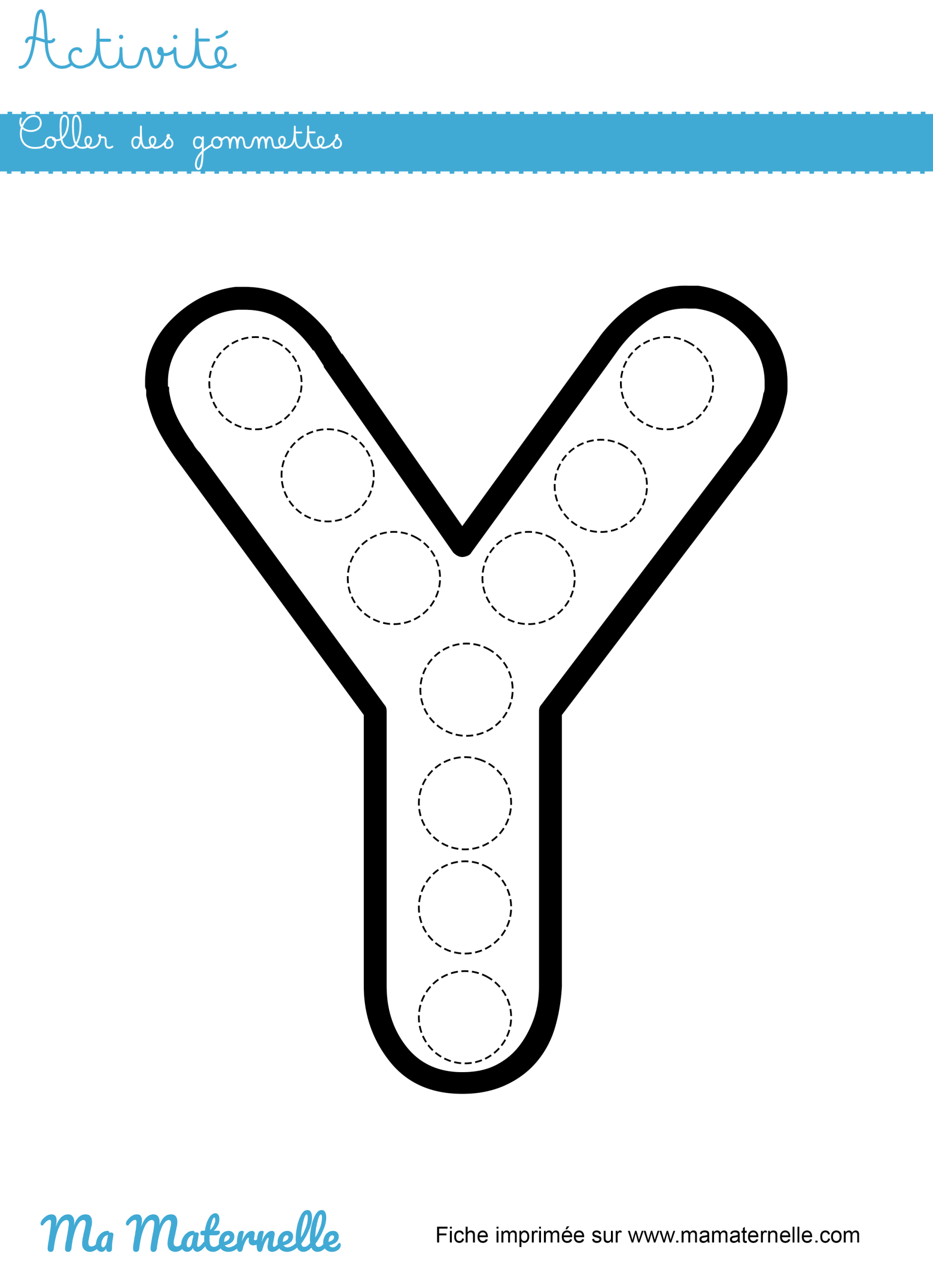 Activités - Activité : coller des gommettes