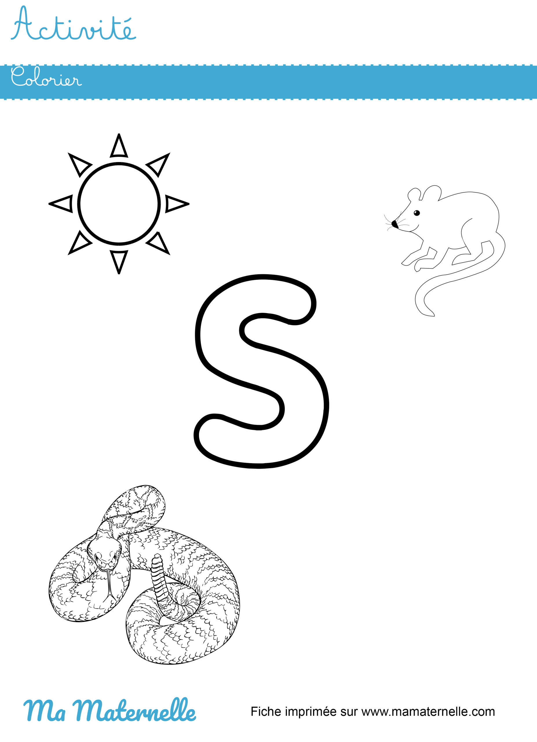 Activités - Activité : colorier