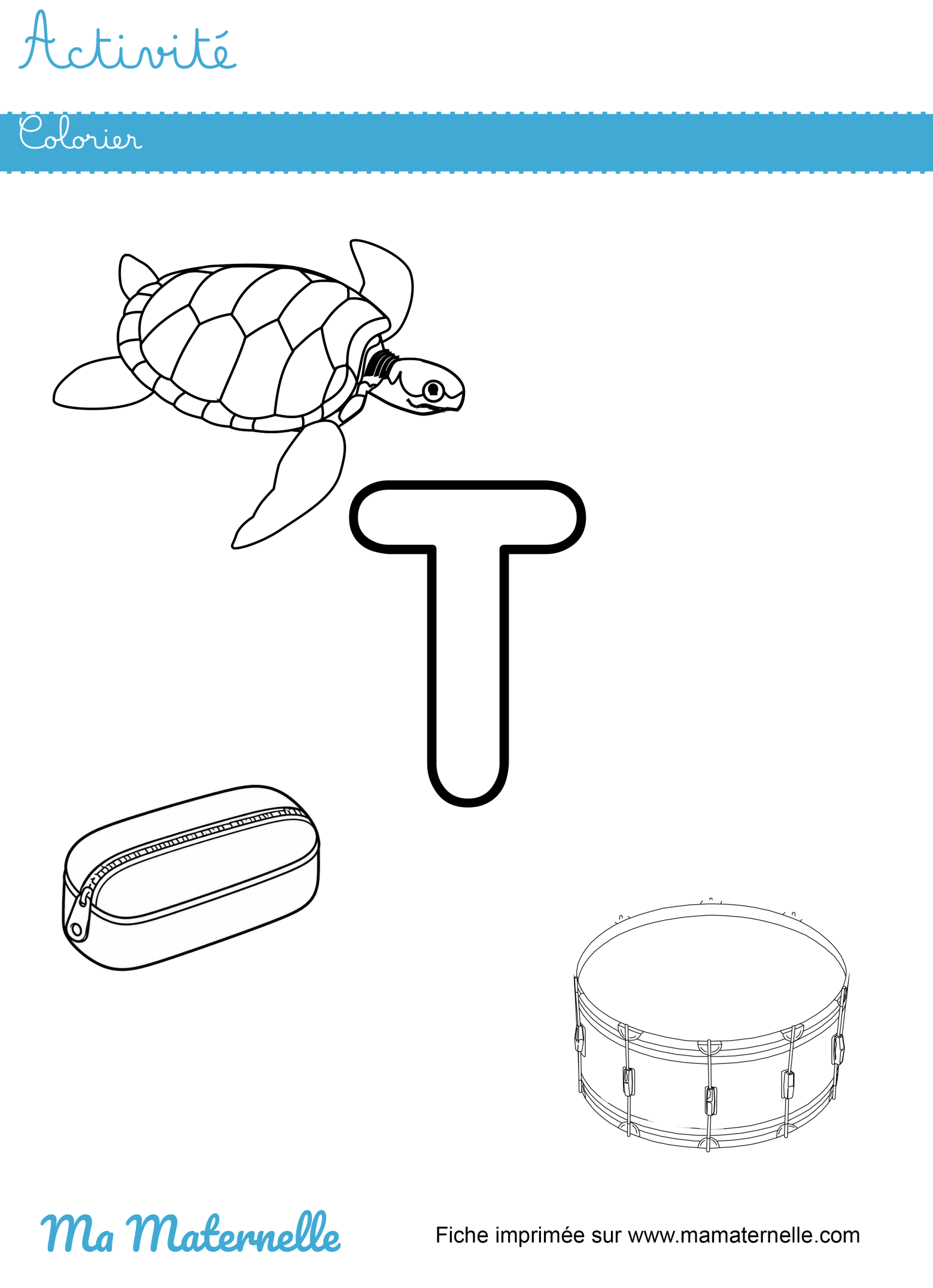 Activités - Activité : colorier