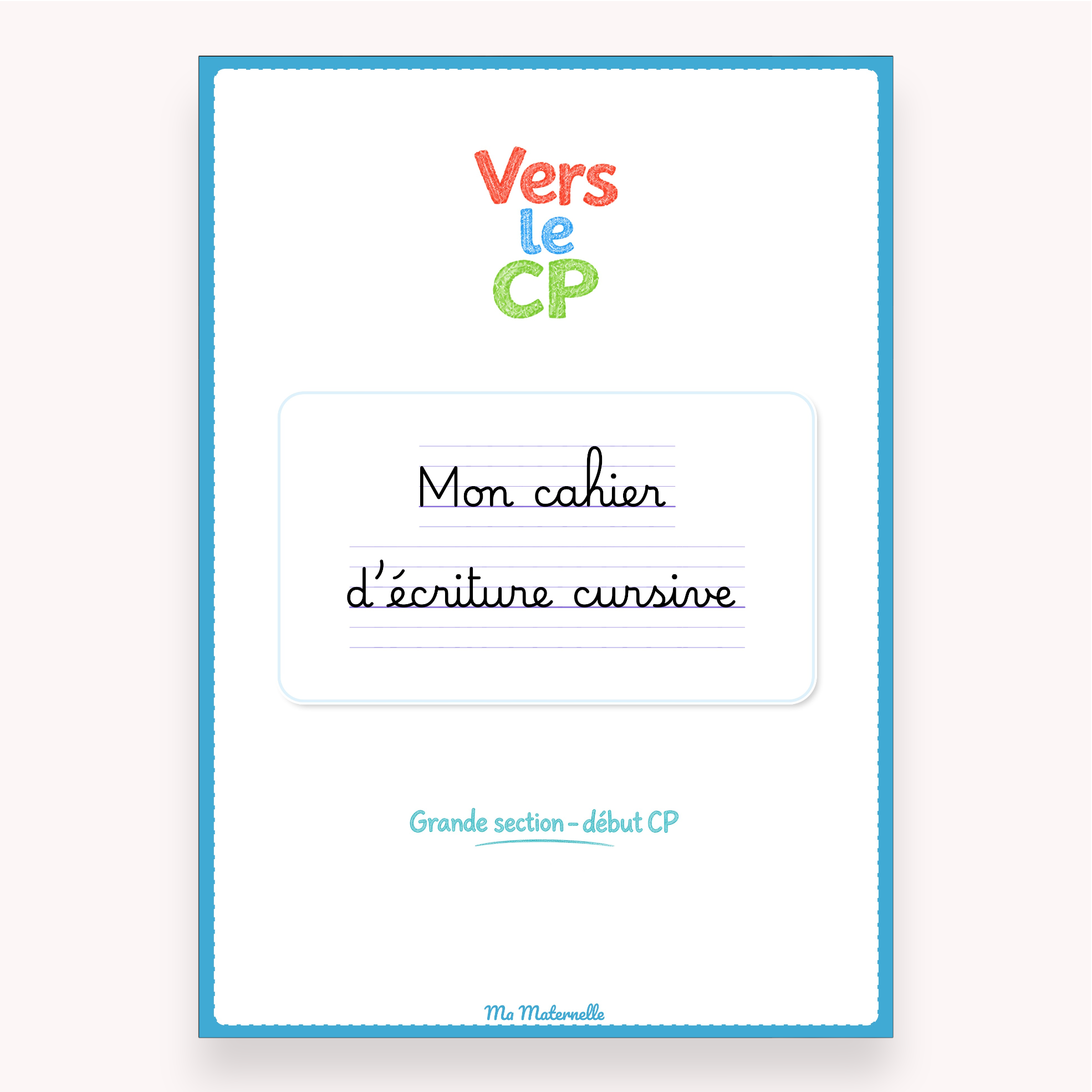 cahier d'activités écriture cursive