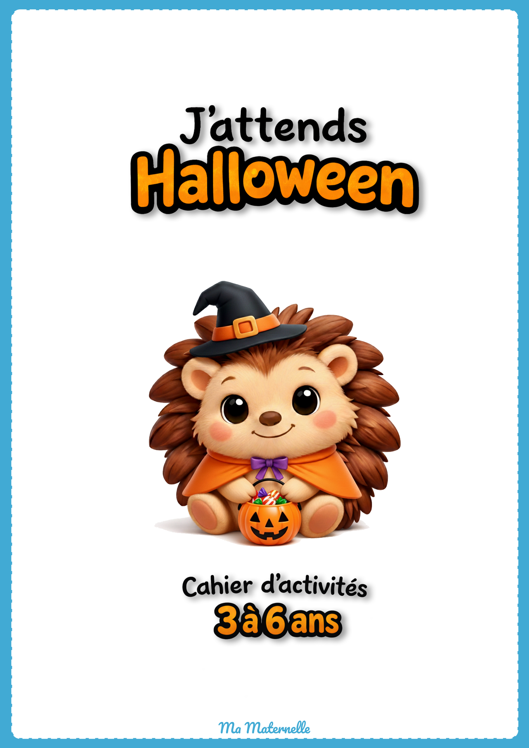 Couverture du livret J’attends Halloween