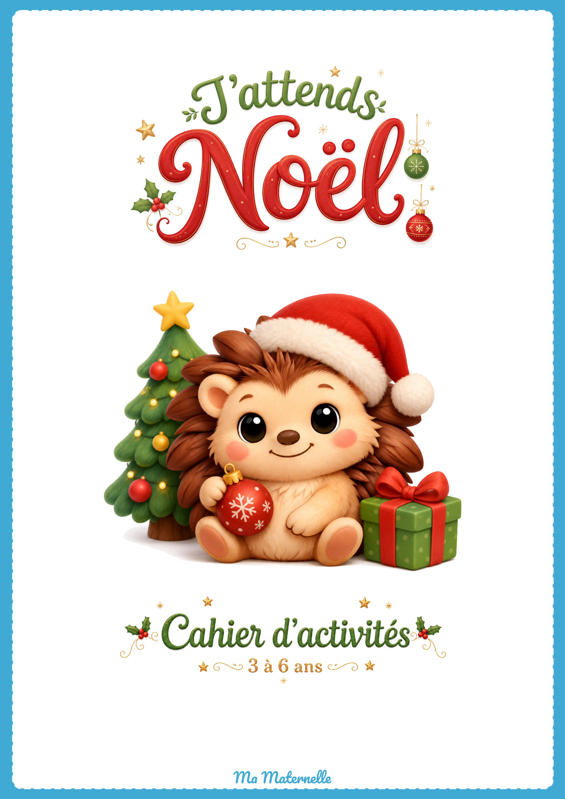 Couverture du livret J’attends Noël