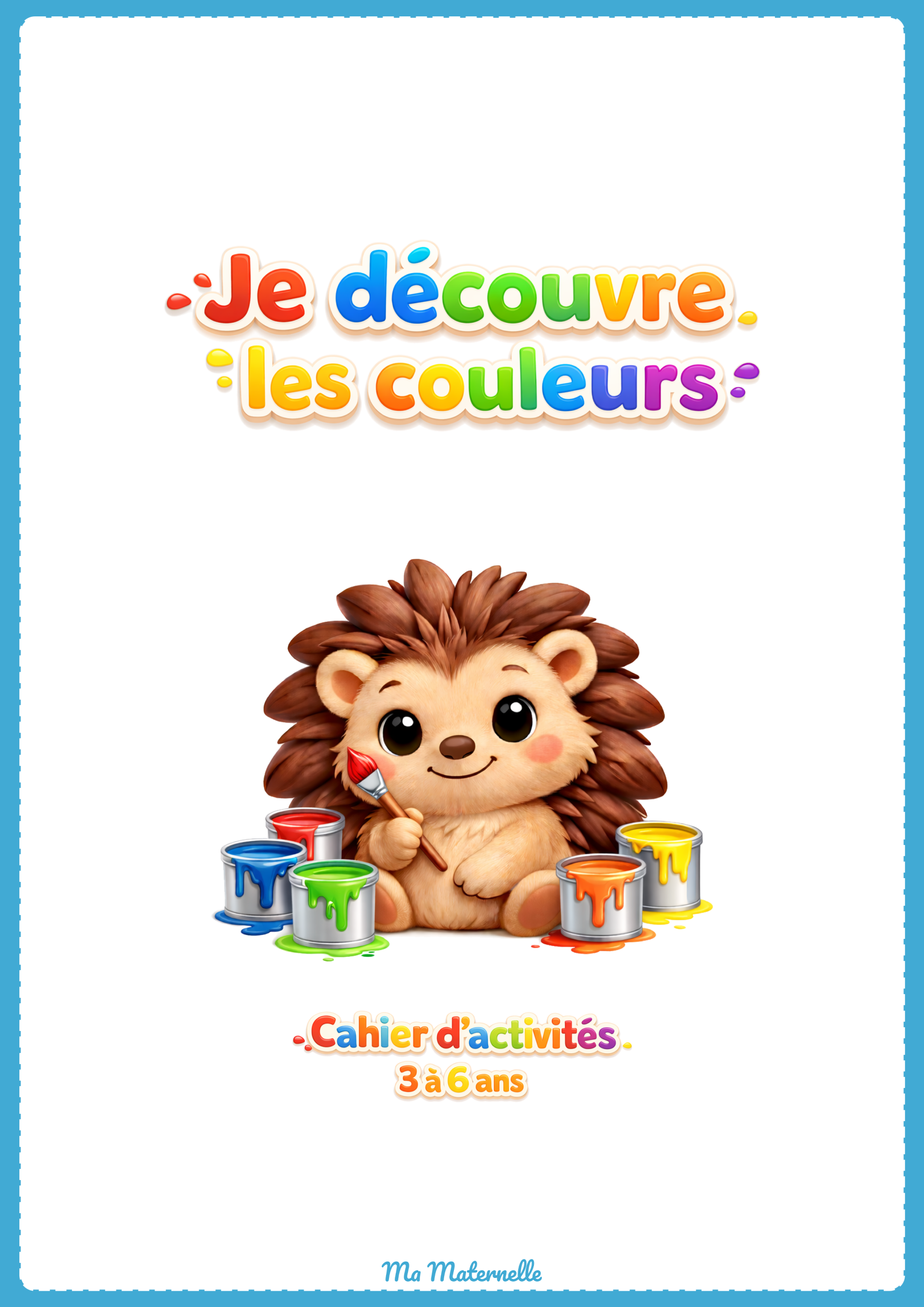 Couverture du livret Je découvre les couleurs