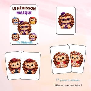 Jeu de cartes : Le Hérisson masqué