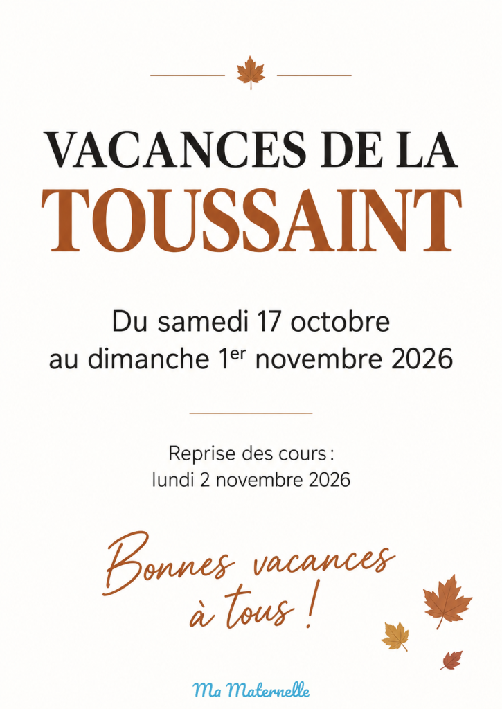 Blog - Les vacances de la Toussaint